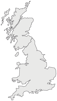 Karte Great Britain
